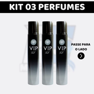 Kit Promocional 3 Perfumes (Escolha as Fragrâncias Pelo Chat) em Oferta na Shopee