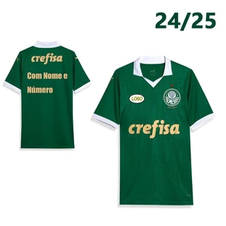 Palmeiras casa 24/25 camisas personalizadas para os fãs
