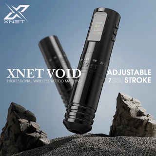 XNET Void Profissional Sem Fio Máquina De Tatuagem Caneta 7 Curso Ajustável 2.4-4.2mm Com Aperto Extra Maquiagem Corpora