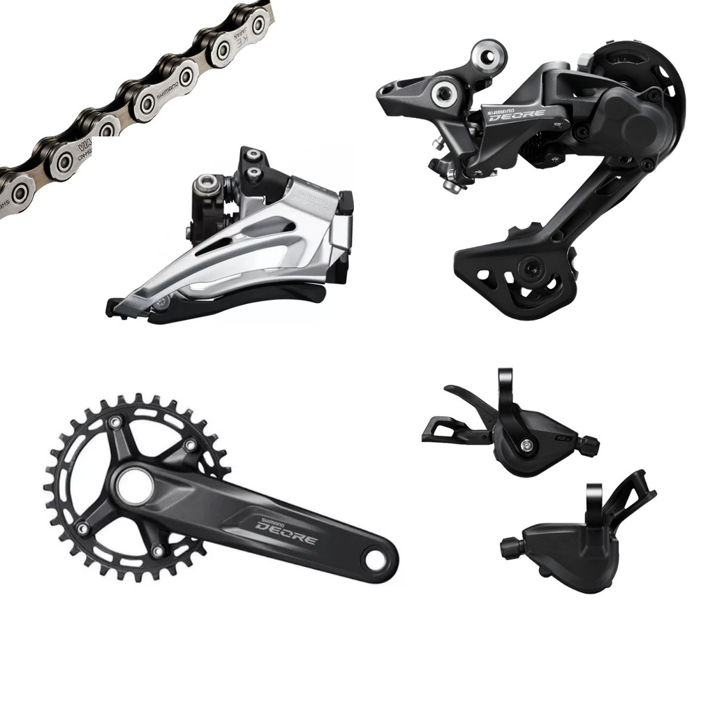 Kit de Transmissão Shimano Deore 10v Grupo Shimano Bike | Shopee