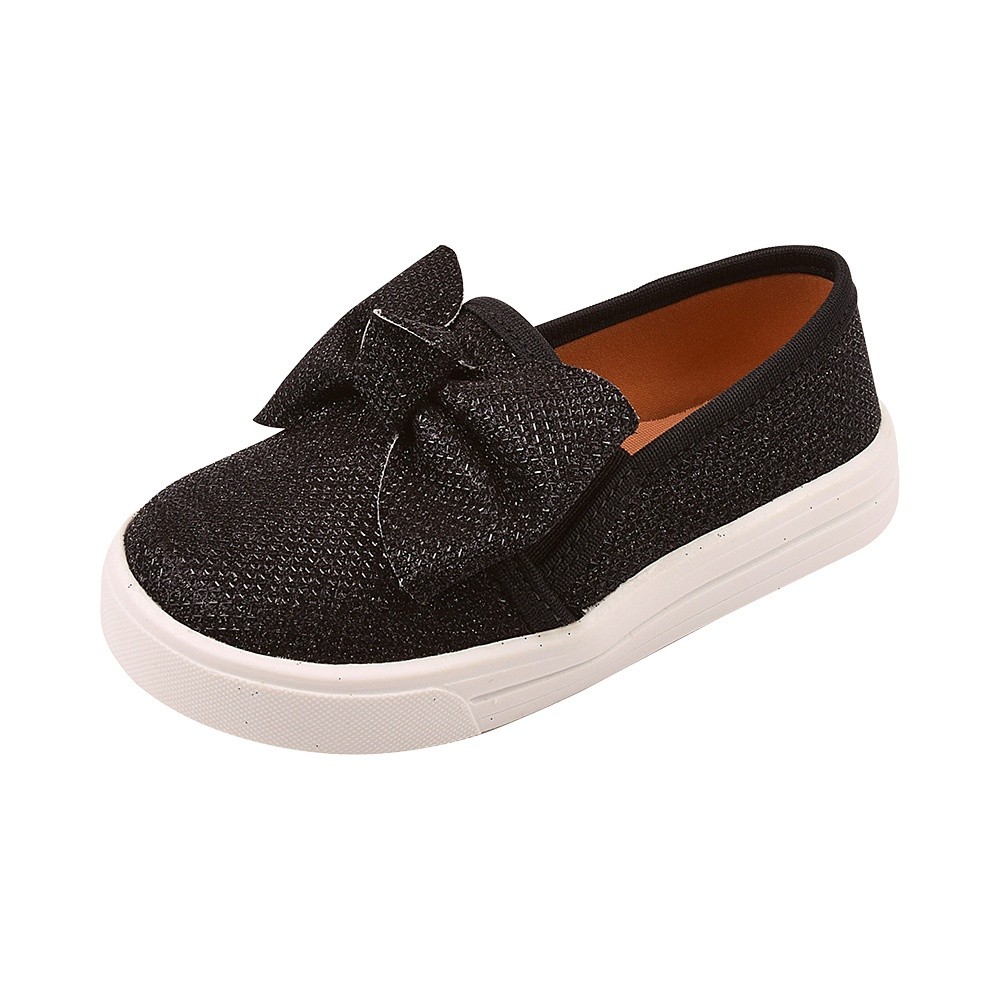Slip Tenis Preto Brilhante Tênis Slip On Preto Brilho Confortável