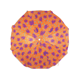 Guarda Sol 1,50m Laranja Tigre Praia 003543 - Mor