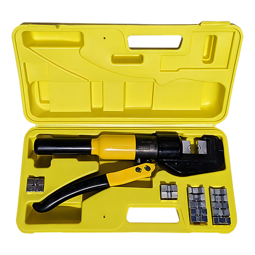 Alicate Hidráulico Prensa Crimpa Terminais 4 A 300mm² 70mm Charbs