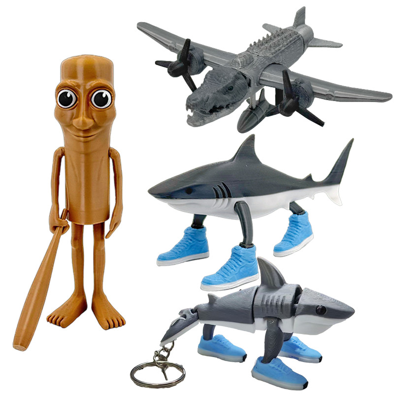 Figura De Anime Tralala Shark De 18 Cm – PVC Impreso En 3D – Decoración De Escritorio Y Regalo Para Fans De Memes Y Cultura Pop