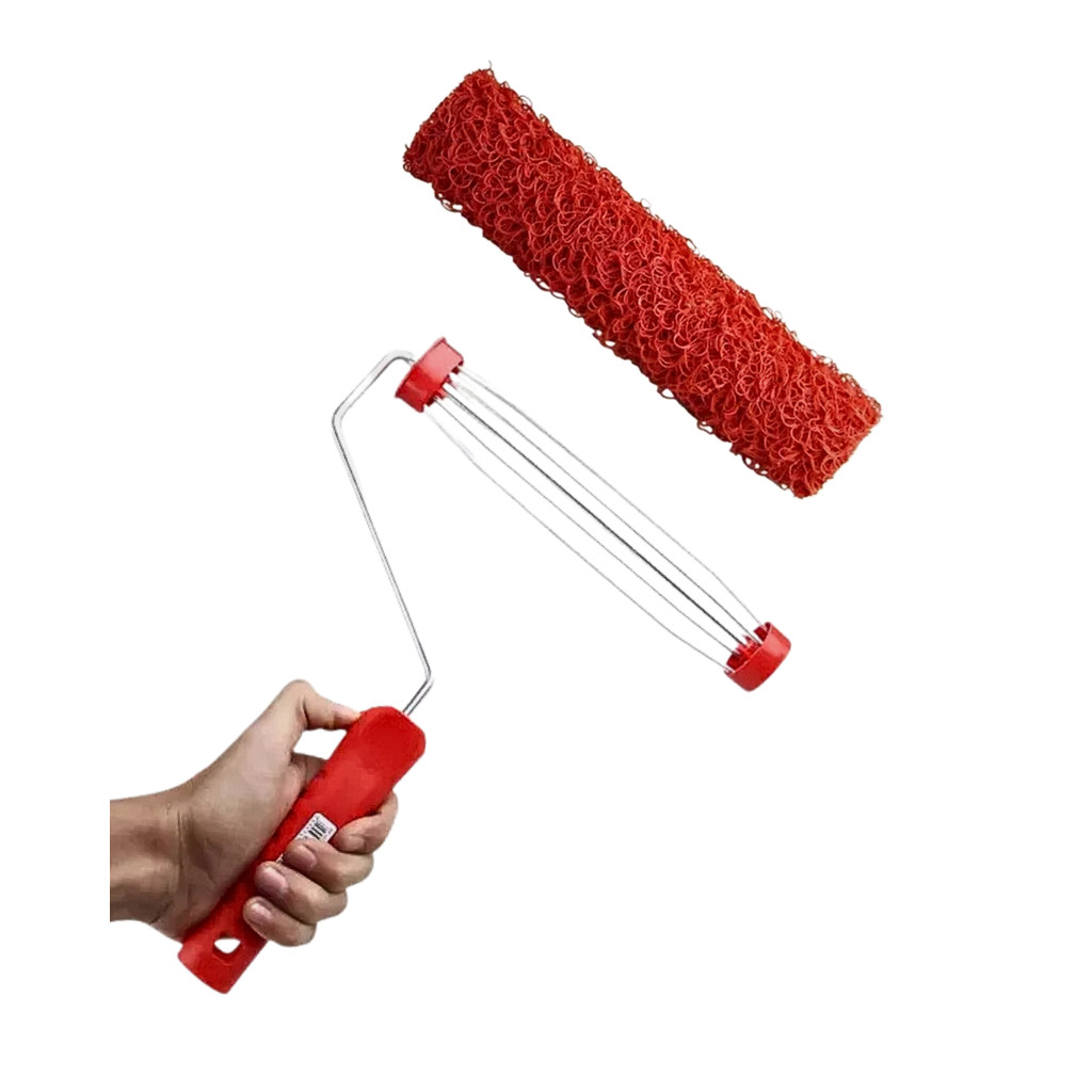 Rolo Para Textura Cabelo De Anjo 23cm Com Cabo Chapisco