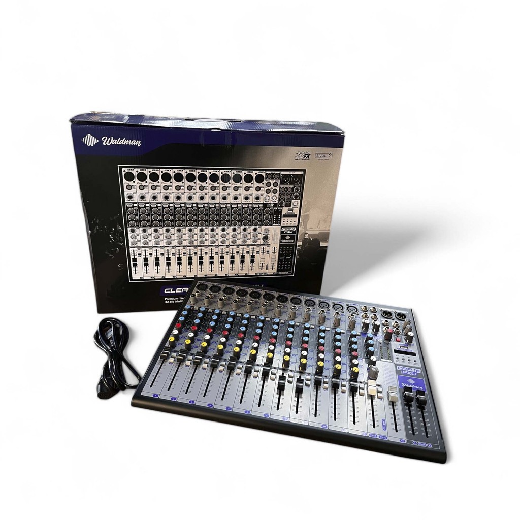 Mesa De Som Profissional 16 Canais Bluetooth CPP16 Waldman Bivolt ...