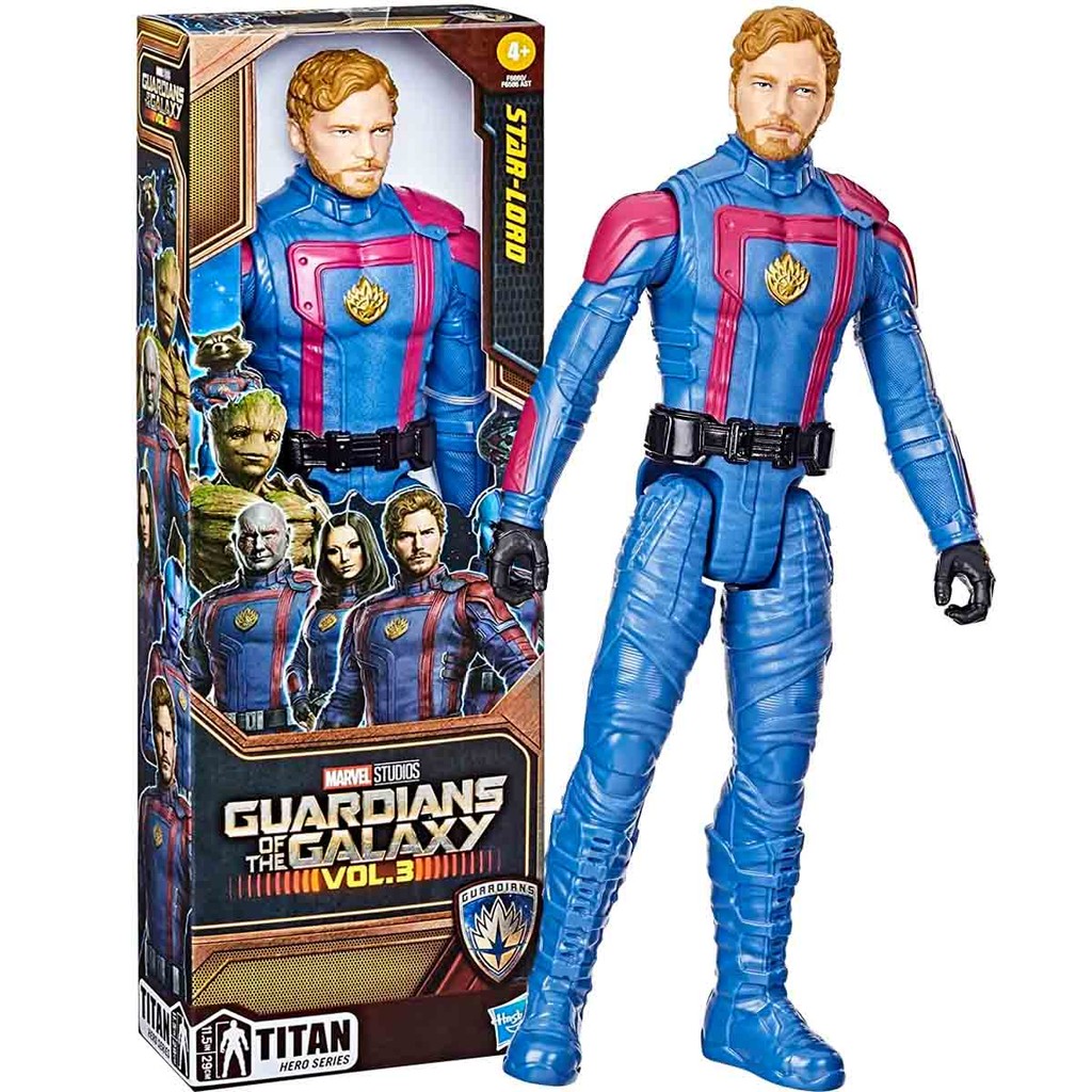 Boneco Senhor das Estrelas Star-Lord Guardiões da Galáxia Marvel 29cm ...