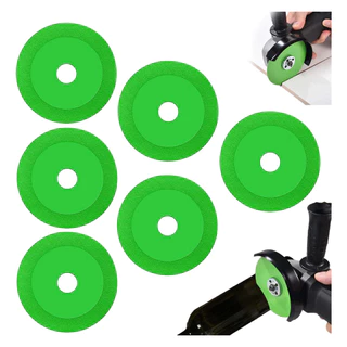 Kit 6 Discos Lâmina Ultrafina De Vidro Para Corte De Diamante 2cm