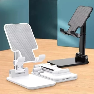 Suporte de Celular e Tablet Dobrável Ajustável Altura Ângulo Anti-derrapante para Mesa