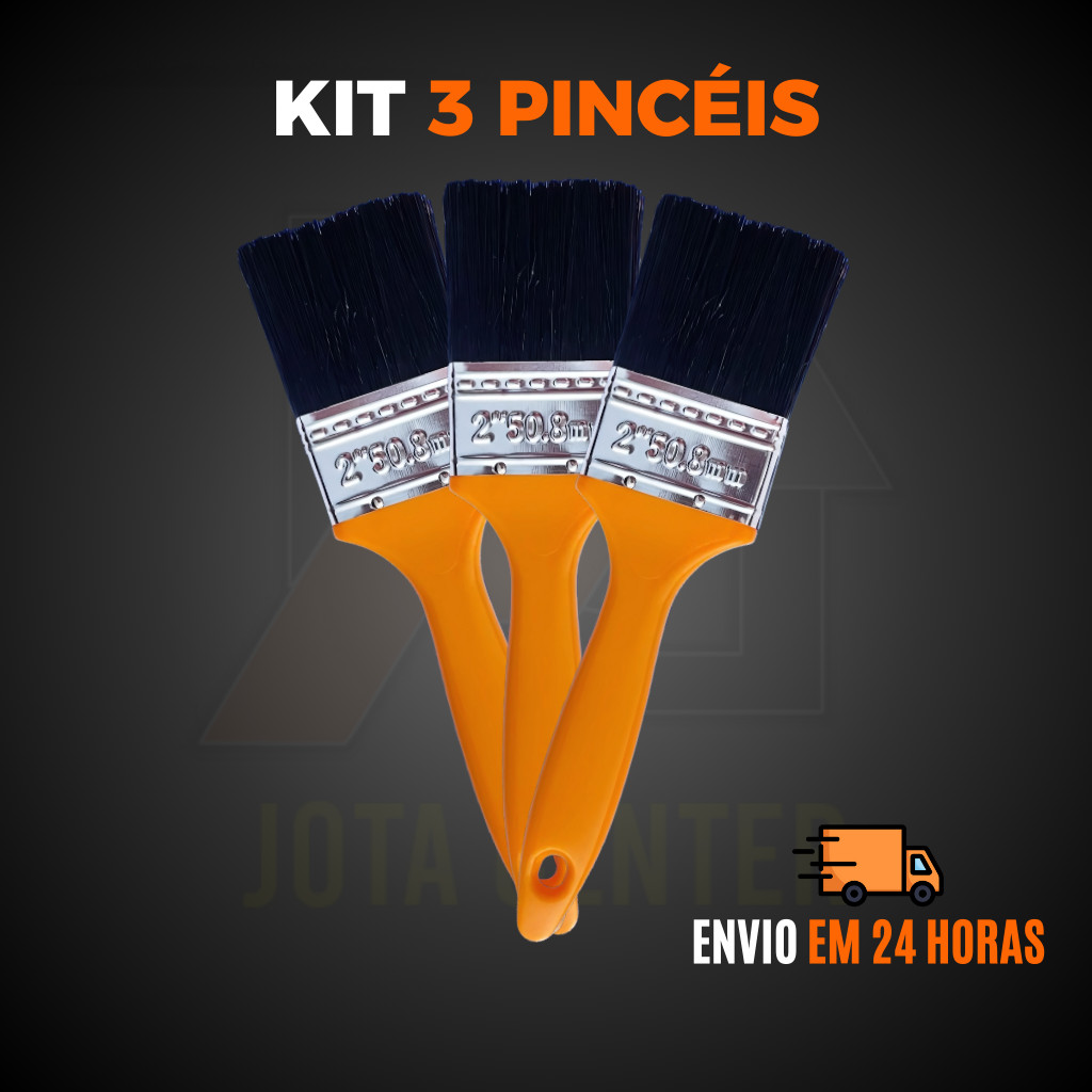 Kit Pincel Trincha Pintura 2 Polegadas Profissional | Shopee Brasil