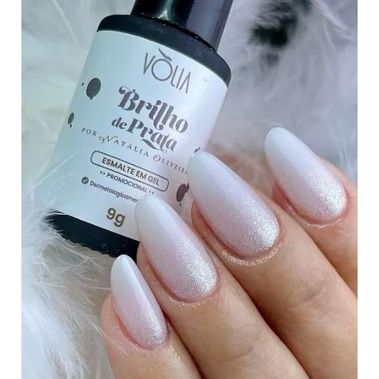 VÓLIA - Esmalte em Gel - BRILHO DE PRATA - 9g | Shopee Brasil