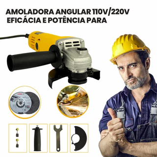 Lixadeira Esmerilhadeira Angular 115mm 900W – Potência e Desempenho
