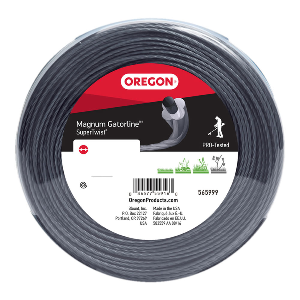 Oregon 20-020 Magnum Gatorline, Filo Per Tagliaerba Supertwist Da 0.095" X 282'