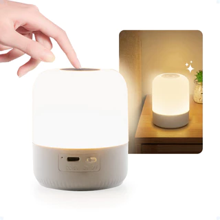 Abajur Quarto Luminária Led De Mesa Criado Mudo Recarregável Touch Cabeceira De Quarto Luz Estudos