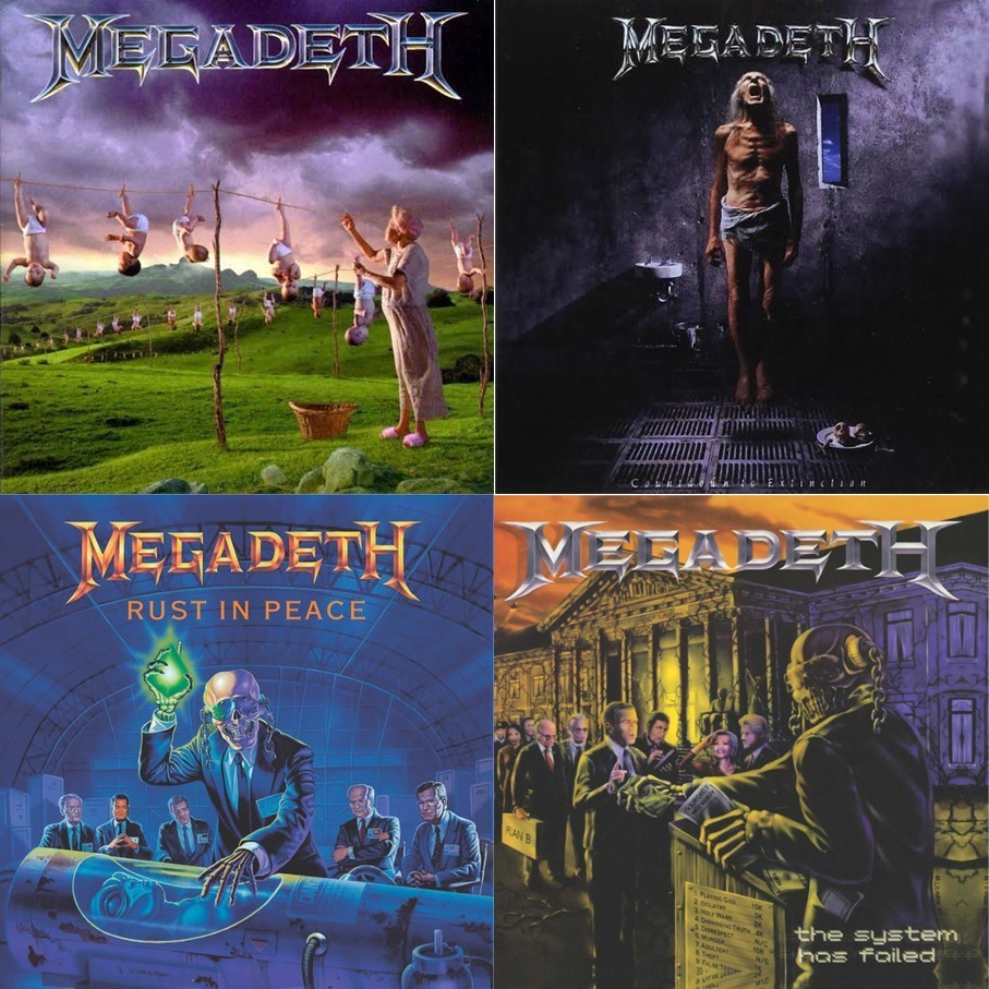 Megadeth CDセット【バラ売り可能】 Kit 4 Cds - Megadeth | Shopee Brasil