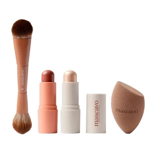 Kit Mascavo Oak Glow & Go Trio + ProBlender Esponja Grande em Oferta na Shopee