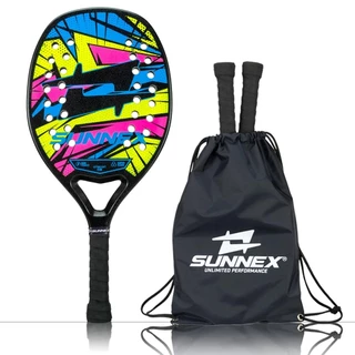 Raquete Beach Tennis Sunnex Thunder Reforço em Carbono 3K 01 em Oferta na Shopee