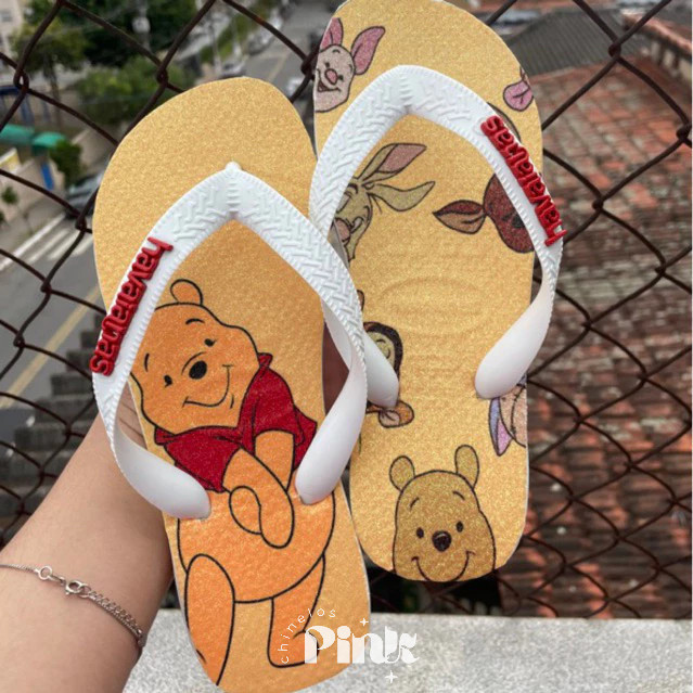 Infradito Havaianas Baby Pooh: Neonato, Unisex, Rosa Crystal Rose, Taglia 20 EU