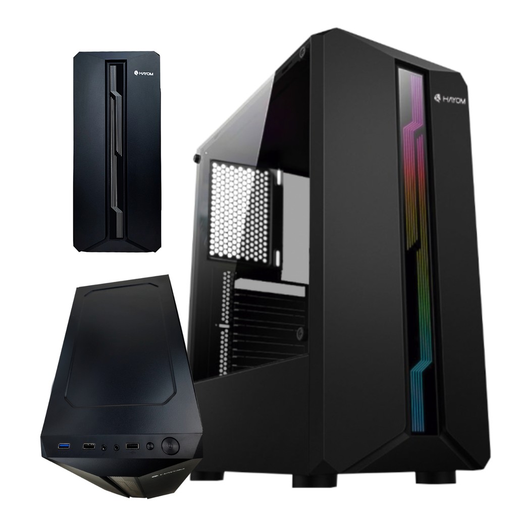 Gabinete Gamer ATX/Micro-ATX, Suporta 3 Fans Frontais GB1724
