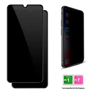 KIT 3 Película 3D Vidro Temperado Privacidade Anti Spy Para SamsungA01 A02 A04 A05 A06 A07 A11 A12 A30S A32 A52 A71 A72