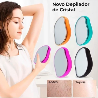 Depilador Cristal Portátil Indolor Para Axilias e Pernas Magico Remoção de Pelos