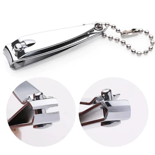 Kit 1/3/6 Pçs Chaveiro Cortador de Unha Pequeno em Aço Inoxidável Forjado/Compacto e Durável - WL em Oferta na Shopee