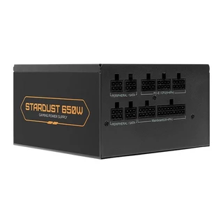 Fonte Pichau Stardust, 650W, Full Modular, Cybenetics Bronze, Preto, PG-ST650-BK01 em Oferta na Shopee