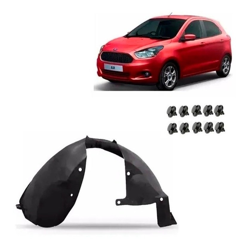 Cache Rétroviseur Droit Noir Mat Pour Ford Transit MK8 2014-2022 – Protection ABS Clip Facile