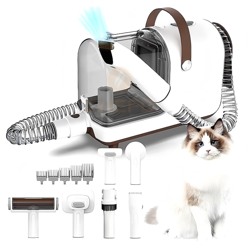 Conjunto 6 Em 1 Aspirador Para Pelos De Cachorro Gato Tosa-110v ...