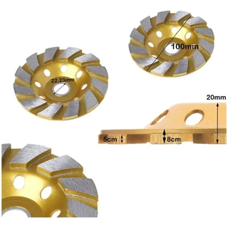 Kit 2 Disco Rebolo Desbaste Diamantado Concreto Mármore