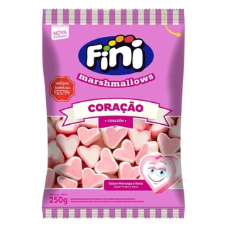 Marshmallow Fini Coração 250g em Oferta na Shopee
