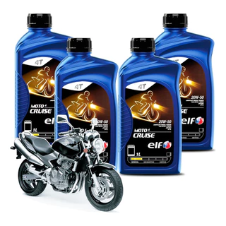 Troca de Óleo Honda CB 500 (97-04) Elf Mineral 20w-50 Cruise