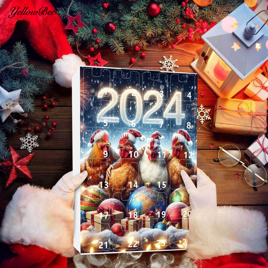 Christmas Countdown Blind Box 2024 Advent Calendar Chicken Surprise
