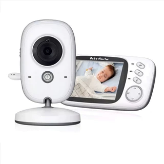 Baba Eletrônica vb603 Monitor de Bebê Branco 110V/220V