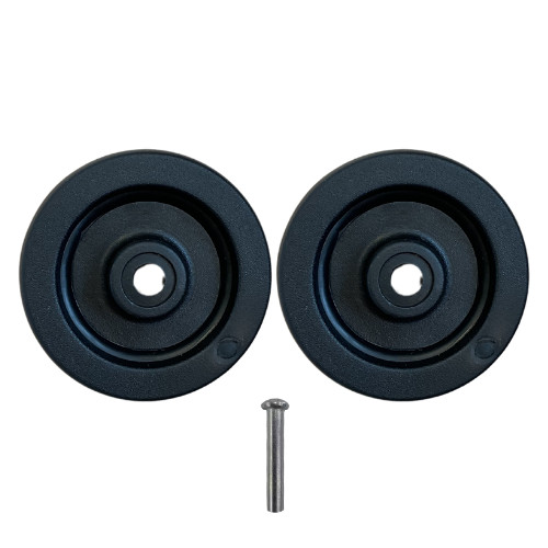 2x Rodinha Mala de Viagem Substituição Giratória Avulsa Lisa