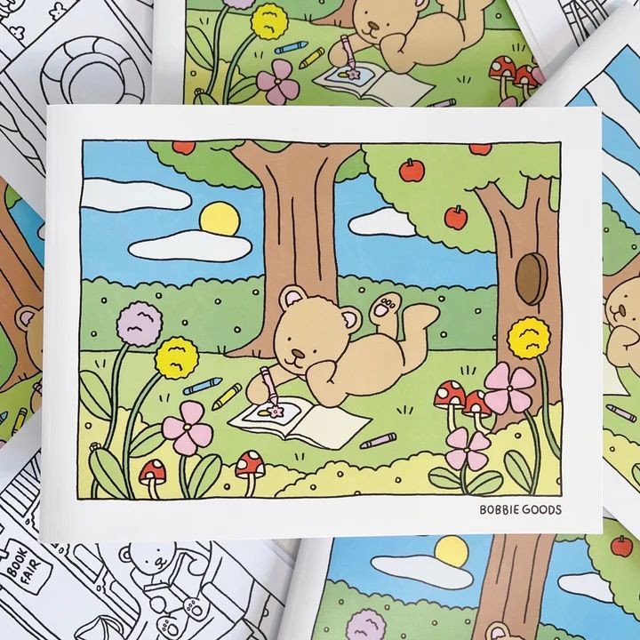 Bobbie Goods Desenhos para colorir Folhas Soltas A5 - Antiestresse ...