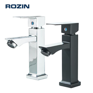 Torneira Banheiro Lavatório Luxo Inox Bancada Torneiras De Água Fria Preto , Dourado , Cromado em Oferta na Shopee