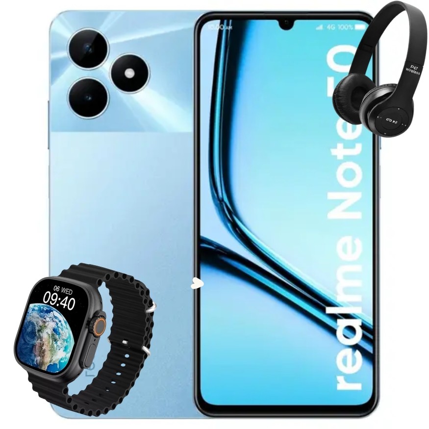 Smartphone Realme Note 50 RMX3834 128/256GB e 4GB | Shopee Brasil