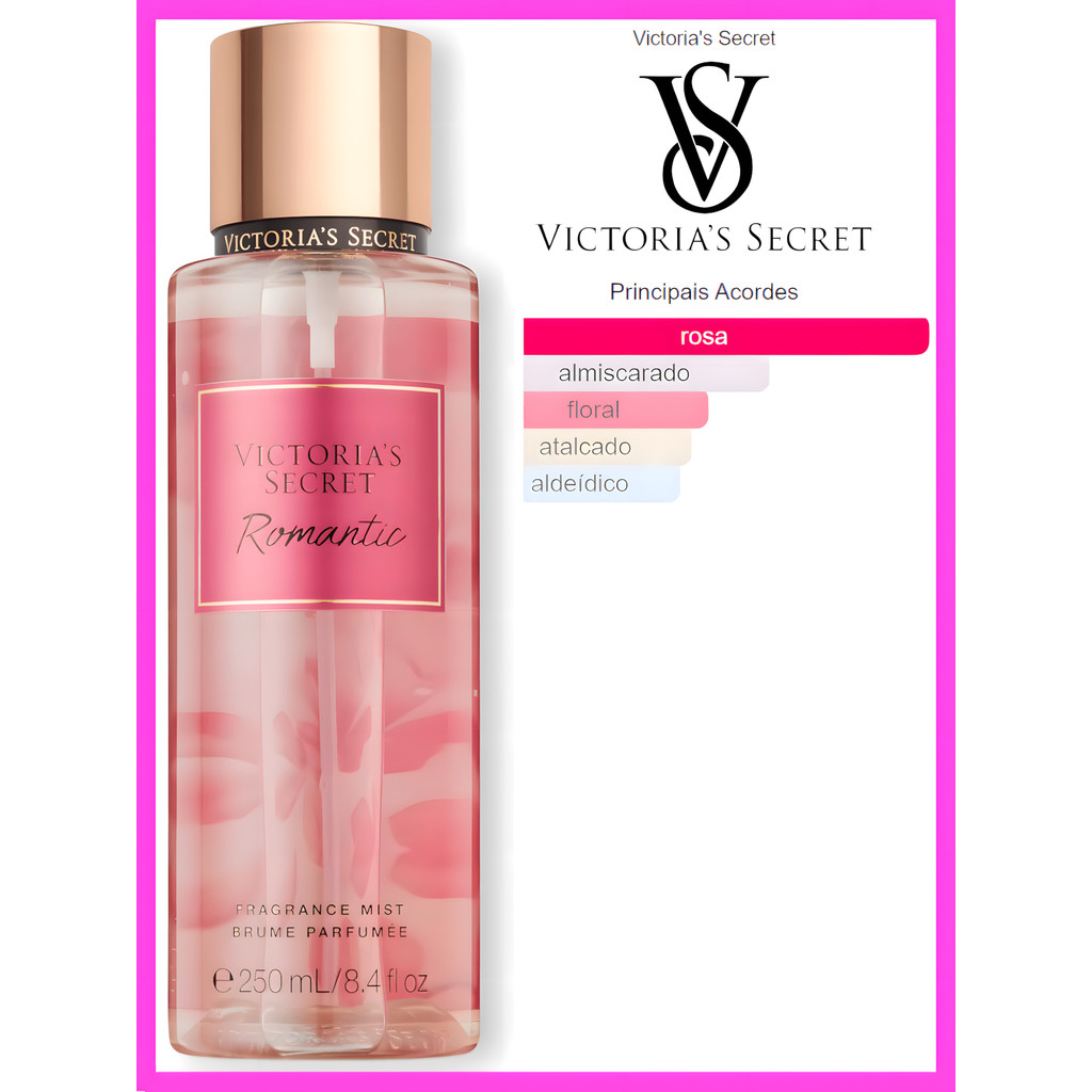 Perfume Feminino Victorias Secret Body Splash Romantic Corporal 250ml ...