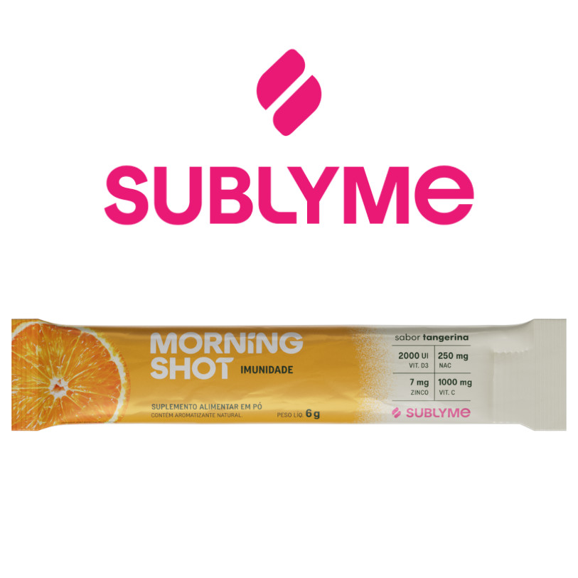 SACHE MORNING SHOT SUBLYME SABOR TANGERINA 6g | Shopee Brasil