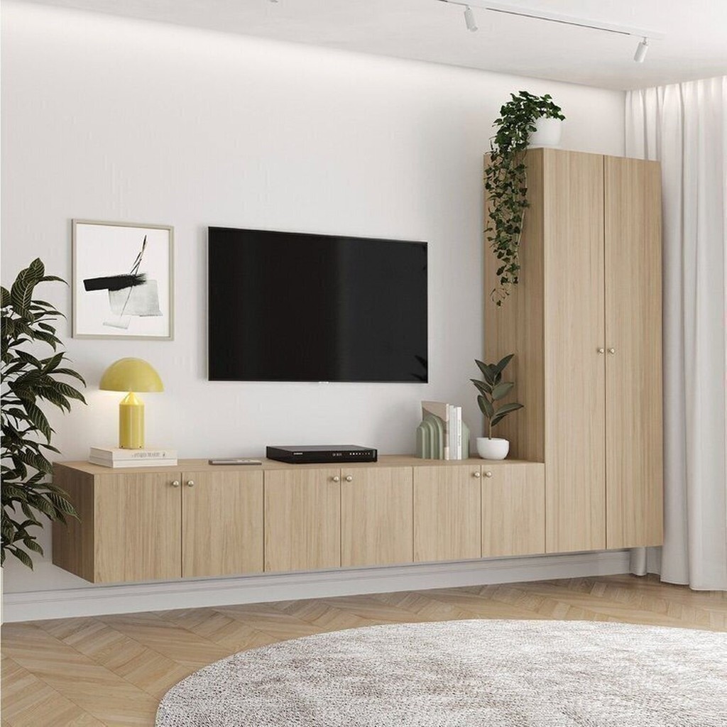 Rack Modular 4 Módulos 8 Portas Frame CabeCasa MadeiraMadeira | Shopee ...
