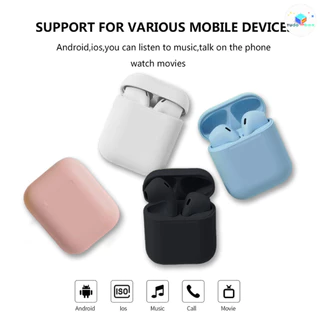 Fone De Ouvido Intra Bluetooth Sem Fio Estéreo Estável Bateria Design Macio E Compacto De Longo Prazo