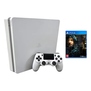 Console Ps4 Slim Branco Original Sony 500gb Playstation 4 White