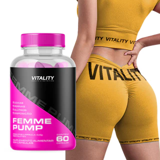 Testo Feminino Pump 60 cápsulas + Glúteos + Pernas + Curvas Fitness em Oferta na Shopee