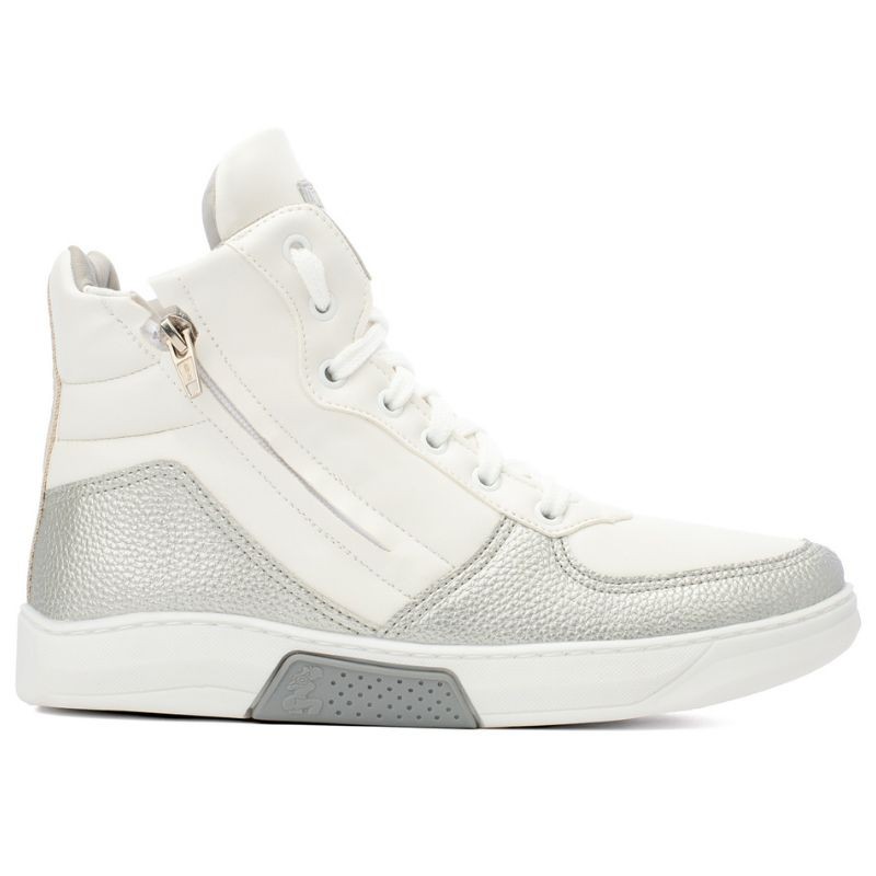 Bota Branca Feminina Academia Musculação Agachamento Zagga