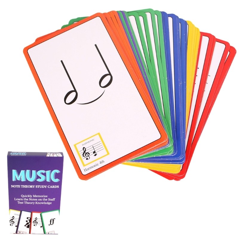 Alilin Piano Nota Teoria Flash Cartões Acordes Gráfico Flashcards ...