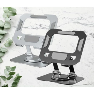 Suporte para Tablet ou Celular De Mesa Giratório 360° De Alumínio Ajustável