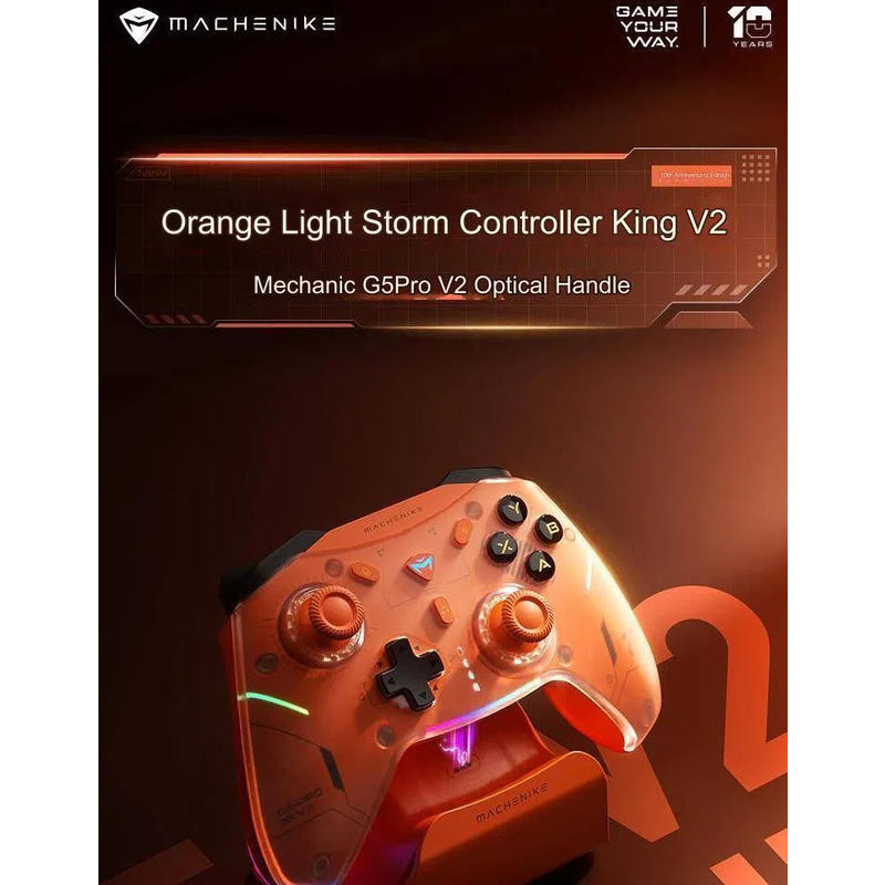 Machenike G5 PRO V2 10o Aniversário Edição Gamepad De Três Modos Black ...