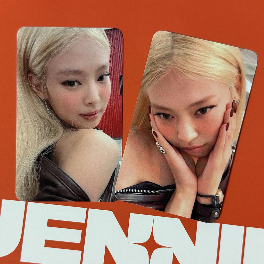 Kpop BLACKPINK Jennie Solo Single Mantra Carta De Jogo Cartão