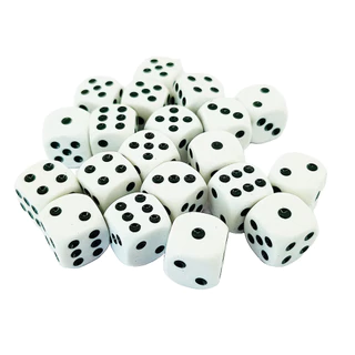 Kit Dados 6 Lados 16mm Jogos de Tabuleiro Para Bingo Eventos e Festas Material Resistente em Oferta na Shopee